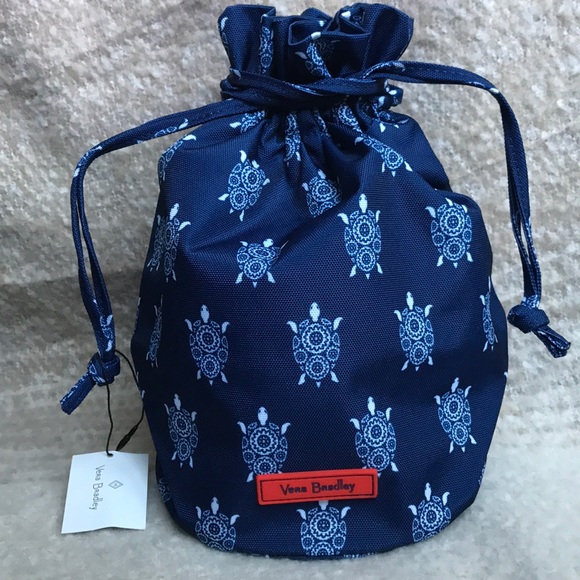 Vera Bradley Handbags - NWT Vera Bradley lighten up mini ditty bag-Turtles